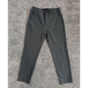 Marc New York Men's Commuter Pant Slim Fit 4 Way Stretch Fabric, Gray 32x30